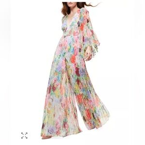 Alice + Olivia Floral Multicolor Jumpsuit